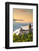 Germany, Rhineland Palatinate, Bacharach, Burg Stahleck (Stahleck Castle), River Rhine-Alan Copson-Framed Photographic Print