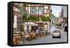 Germany, Rhineland Palatinate, Bacharach-Alan Copson-Framed Stretched Canvas