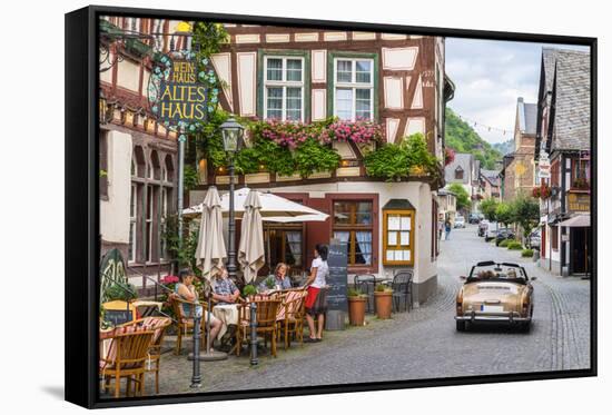 Germany, Rhineland Palatinate, Bacharach-Alan Copson-Framed Stretched Canvas