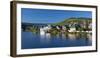 Germany, Rhineland-Palatinate, Bank of Moselle River, Traben, Traben-Trarbach-Chris Seba-Framed Photographic Print