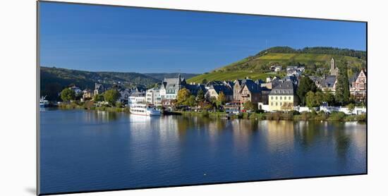 Germany, Rhineland-Palatinate, Bank of Moselle River, Traben, Traben-Trarbach-Chris Seba-Mounted Photographic Print