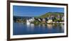 Germany, Rhineland-Palatinate, Bank of Moselle River, Traben, Traben-Trarbach-Chris Seba-Framed Photographic Print