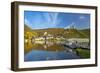 Germany, Rhineland-Palatinate, Beisltein, the Moselle, Reaction Ferry, River Cruise Ship-Chris Seba-Framed Photographic Print