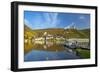 Germany, Rhineland-Palatinate, Beisltein, the Moselle, Reaction Ferry, River Cruise Ship-Chris Seba-Framed Photographic Print