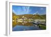 Germany, Rhineland-Palatinate, Beisltein, the Moselle, Reaction Ferry, River Cruise Ship-Chris Seba-Framed Photographic Print