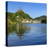 Germany, Rhineland-Palatinate, Cochem, the Moselle, Imperial Castle-Andreas Vitting-Stretched Canvas