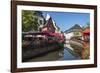 Germany, Rhineland-Palatinate, District Trier-Saarburg, Saarburg, Upper Town, River Leuk-Udo Bernhart-Framed Photographic Print