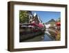 Germany, Rhineland-Palatinate, District Trier-Saarburg, Saarburg, Upper Town, River Leuk-Udo Bernhart-Framed Photographic Print