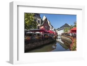 Germany, Rhineland-Palatinate, District Trier-Saarburg, Saarburg, Upper Town, River Leuk-Udo Bernhart-Framed Photographic Print