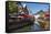 Germany, Rhineland-Palatinate, District Trier-Saarburg, Saarburg, Upper Town, River Leuk-Udo Bernhart-Framed Stretched Canvas