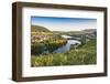 Germany, Rhineland-Palatinate, District Trier-Saarburg, Schoden, Village View the Saar-Udo Bernhart-Framed Photographic Print