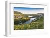 Germany, Rhineland-Palatinate, District Trier-Saarburg, Schoden, Village View the Saar-Udo Bernhart-Framed Photographic Print