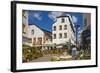 Germany, Rhineland-Palatinate, Eifel, Wittlich, Old Town Centre, Pedestrian Area, Outdoor Bars-Chris Seba-Framed Photographic Print