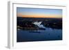 Germany, Rhineland-Palatinate, Koblenz, Deutsches Eck, Emperor Wilhelm Monument-Chris Seba-Framed Photographic Print