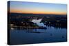 Germany, Rhineland-Palatinate, Koblenz, Deutsches Eck, Emperor Wilhelm Monument-Chris Seba-Stretched Canvas