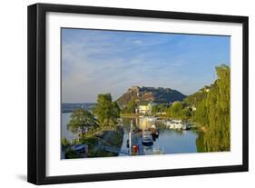 Germany, Rhineland-Palatinate, Koblenz, Ehrenbreitstein Fortress, Harbour-Chris Seba-Framed Photographic Print