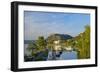 Germany, Rhineland-Palatinate, Koblenz, Ehrenbreitstein Fortress, Harbour-Chris Seba-Framed Photographic Print