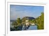 Germany, Rhineland-Palatinate, Koblenz, Ehrenbreitstein Fortress, Harbour-Chris Seba-Framed Photographic Print