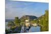 Germany, Rhineland-Palatinate, Koblenz, Ehrenbreitstein Fortress, Harbour-Chris Seba-Mounted Photographic Print