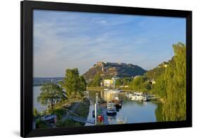 Germany, Rhineland-Palatinate, Koblenz, Ehrenbreitstein Fortress, Harbour-Chris Seba-Framed Photographic Print