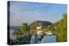 Germany, Rhineland-Palatinate, Koblenz, Ehrenbreitstein Fortress, Harbour-Chris Seba-Stretched Canvas