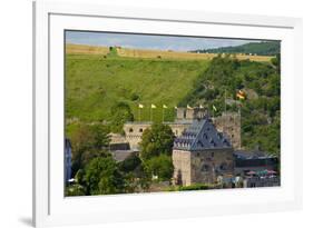 Germany, Rhineland-Palatinate, Middle Rhine Valley, Saint Goar, Rheinfels Castle-Chris Seba-Framed Photographic Print