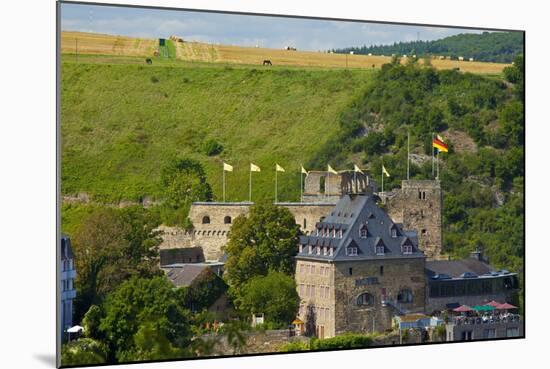 Germany, Rhineland-Palatinate, Middle Rhine Valley, Saint Goar, Rheinfels Castle-Chris Seba-Mounted Photographic Print