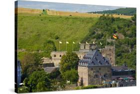 Germany, Rhineland-Palatinate, Middle Rhine Valley, Saint Goar, Rheinfels Castle-Chris Seba-Stretched Canvas