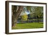 Germany, Rhineland-Palatinate, Moselle Shore, Cycle Track, Bicycle Tourists-Chris Seba-Framed Photographic Print