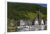 Germany, Rhineland-Palatinate, Moselle Valley, Bernkastel-Kues, the Moselle, Tourboats-Chris Seba-Framed Photographic Print