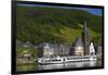 Germany, Rhineland-Palatinate, Moselle Valley, Bernkastel-Kues, the Moselle, Tourboats-Chris Seba-Framed Photographic Print