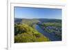 Germany, Rhineland-Palatinate, Moselle Valley, Zell Moselle Oxbow, Puenderich, Barl, Evening Sun-Chris Seba-Framed Photographic Print