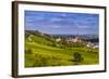 Germany, Rhineland-Palatinate, Rheinhessen Region (Rhine-Hesse), Oppenheim, Vineyards-Udo Siebig-Framed Photographic Print