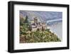 Germany, Rhineland-Palatinate, St. Goarshausen, Cat Castle-Hollice Looney-Framed Photographic Print