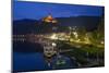 Germany, Rhineland-Palatinate, the Moselle, Cochem, Moselle Shore, Imperial Castle, Evening-Chris Seba-Mounted Photographic Print