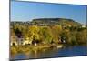 Germany, Rhineland-Palatinate, the Moselle, Konz, Saar Shore, Autumn Colours, Evening Light-Chris Seba-Mounted Photographic Print