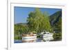 Germany, Rhineland-Palatinate, the Moselle, Niederfell, Harbour Landing Pier, Boats, Yachts-Chris Seba-Framed Photographic Print