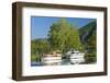Germany, Rhineland-Palatinate, the Moselle, Niederfell, Harbour Landing Pier, Boats, Yachts-Chris Seba-Framed Photographic Print