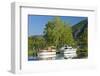 Germany, Rhineland-Palatinate, the Moselle, Niederfell, Harbour Landing Pier, Boats, Yachts-Chris Seba-Framed Photographic Print