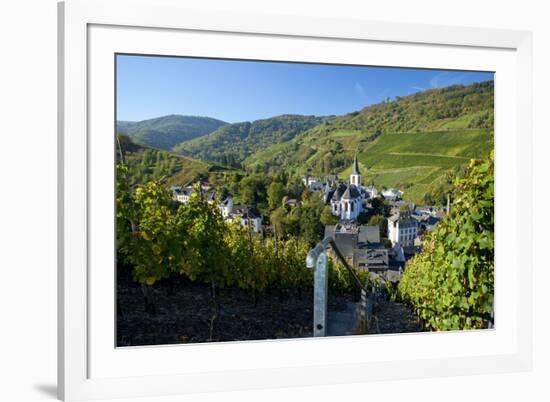 Germany, Rhineland-Palatinate, the Moselle, Traben-Trarbach, Catholic Parish Church St. Nicholas-Chris Seba-Framed Photographic Print