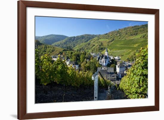 Germany, Rhineland-Palatinate, the Moselle, Traben-Trarbach, Catholic Parish Church St. Nicholas-Chris Seba-Framed Photographic Print