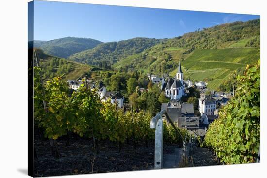 Germany, Rhineland-Palatinate, the Moselle, Traben-Trarbach, Catholic Parish Church St. Nicholas-Chris Seba-Stretched Canvas