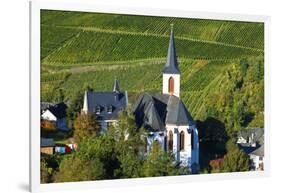 Germany, Rhineland-Palatinate, the Moselle, Traben-Trarbach, Catholic Parish Church St. Nicholas-Chris Seba-Framed Photographic Print