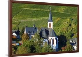 Germany, Rhineland-Palatinate, the Moselle, Traben-Trarbach, Catholic Parish Church St. Nicholas-Chris Seba-Framed Photographic Print