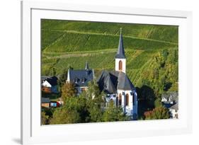 Germany, Rhineland-Palatinate, the Moselle, Traben-Trarbach, Catholic Parish Church St. Nicholas-Chris Seba-Framed Photographic Print