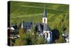 Germany, Rhineland-Palatinate, the Moselle, Traben-Trarbach, Catholic Parish Church St. Nicholas-Chris Seba-Stretched Canvas