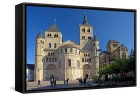 Germany, Rhineland-Palatinate, the Moselle, Trier, Cathedral-Chris Seba-Framed Stretched Canvas