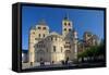 Germany, Rhineland-Palatinate, the Moselle, Trier, Cathedral-Chris Seba-Framed Stretched Canvas
