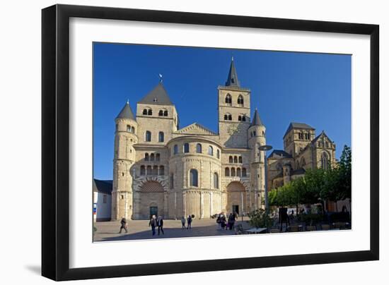 Germany, Rhineland-Palatinate, the Moselle, Trier, Cathedral-Chris Seba-Framed Premium Photographic Print
