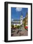 Germany, Rhineland-Palatinate, the Rhine, Boppard, Market Square, Saint Severus Church-Chris Seba-Framed Photographic Print